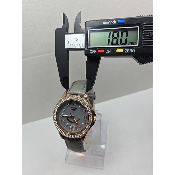 Juicy Couture Black Label Rose Gold Crystal Bezel Watch New Battery Womens Y2K main image 5